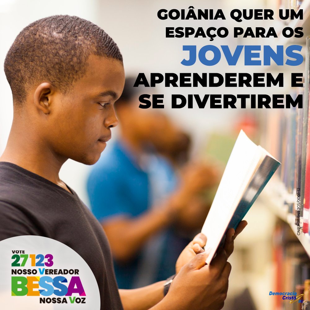 webessa's tweet photo. Nossa proposta é criar o projeto “Central da Juventude”, um espaço físico em determinados bairros de Goiânia para promover educação, esporte, lazer e cultura à juventude goianiense.

Todas as nossas propostas para a juventude estão listadas em https://t.co/SKorvVqmP2. https://t.co/aLvzvxIVse