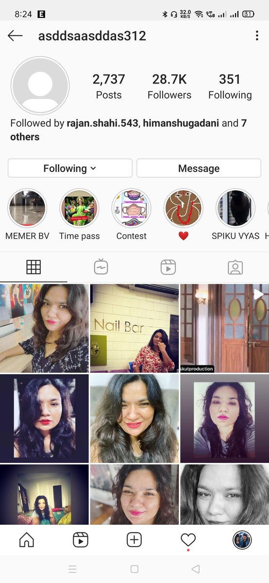 VR_1024's tweet photo. Bhavana Vyas's Instagram Account has been Hacked. All the fanpages of #Kaira  #Yrkkh  #Anupamaa #pinjarakhubsurtika Fandom please be careful and don't entertain anything from the DM of that Account. 
Please spread the word. https://t.co/Id6yAiRKef