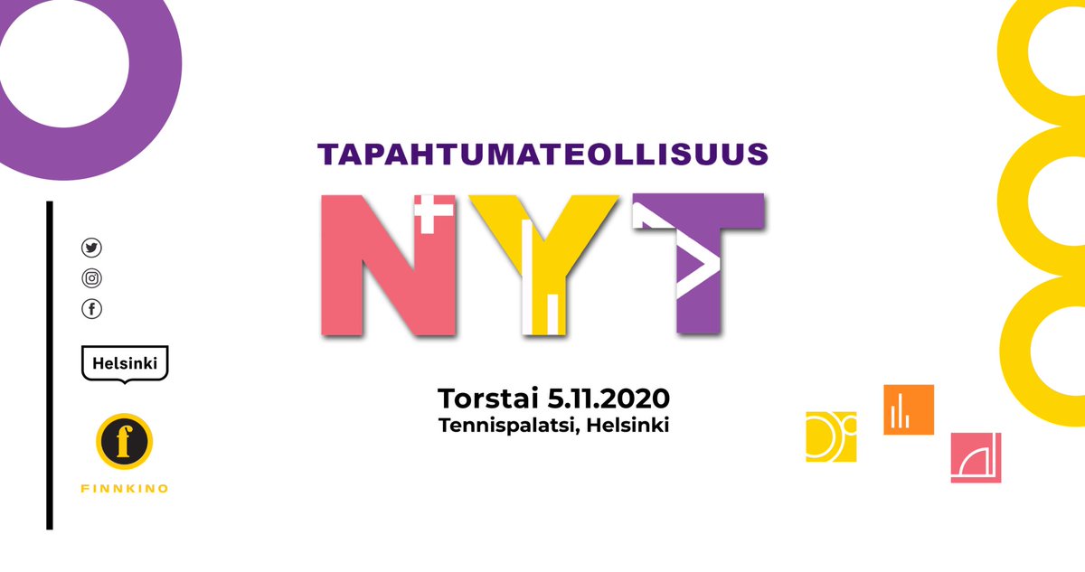 Tapahtumajärjestäjiä kuulolla? To 5.11. järjestetään Tapahtumateollisuus NYT -seminaari ja siellä mekin olemme! 🙋 Katso Helsingin kaupungin tapahtumainfo klo 11–12.15 verkossa: bit.ly/3eqdK2L
Koko seminaarin ohjelma: bit.ly/3jX2pZl
#Helsinki