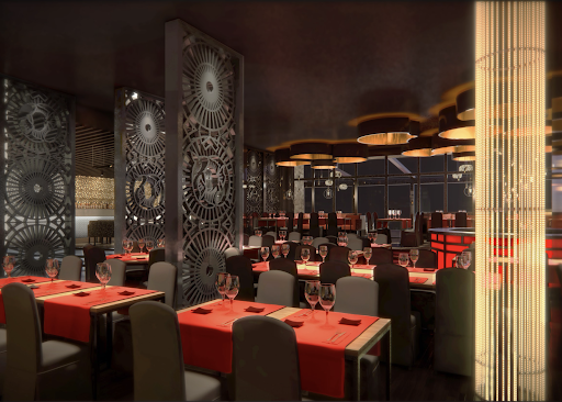 Sobriedad y elegancia en el mobiliario para destacar las auténticas protagonistas de la sala, las lámparas. ¿Crees que la iluminación aporta el toque de carácter a todo el conjunto?

Shôko Barcelona, España. 2016.
Diseño e interiorismo

#Futur2 #Futur2Estudio #Nightclub #ShokoBCN