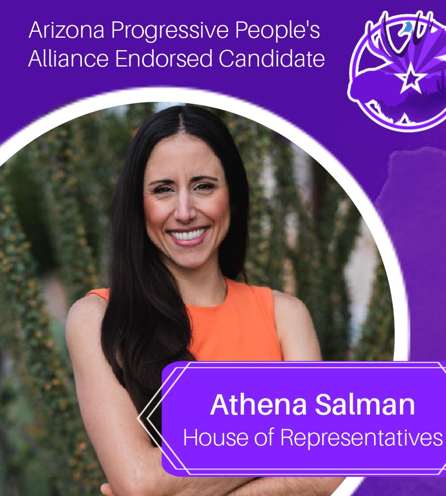 Progress4AZ's tweet photo. Congratulations to Athena Salman and Melody Hernandez on their strong election wins! We can’t wait to see their work in AZ continue! #Progress4AZ https://t.co/VAJboUXqY7