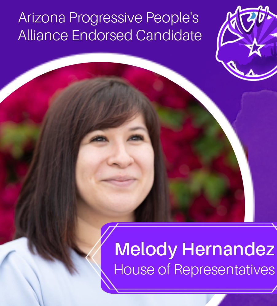 Progress4AZ's tweet photo. Congratulations to Athena Salman and Melody Hernandez on their strong election wins! We can’t wait to see their work in AZ continue! #Progress4AZ https://t.co/VAJboUXqY7
