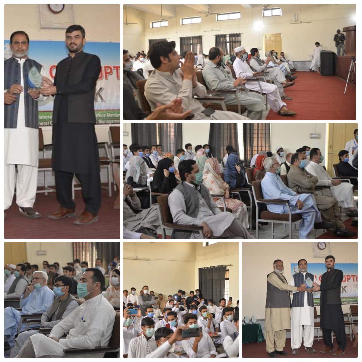 OfficeMardan's tweet photo. Anti-Corruption week 2020
District Youth Office Mardan in colloboration with Directorate General Commerce Education and Management Sciences Khyber PakhtunKhwa organized Inter-Collegate Competition in the Category of Declamation, Essay Writing and Painting etc. https://t.co/Sy4EfW21tD