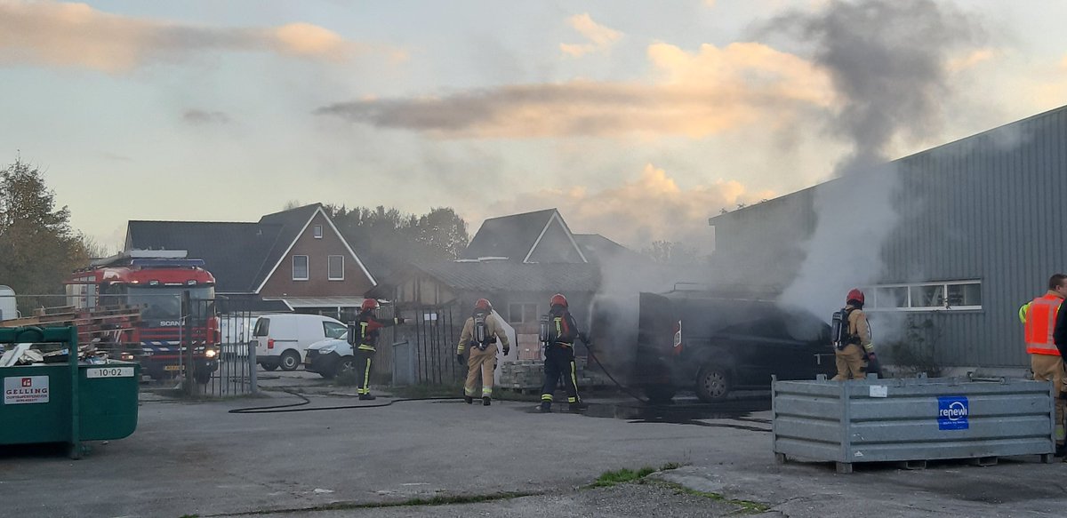 Melding brandweer Sluisstraat Musselkanaal