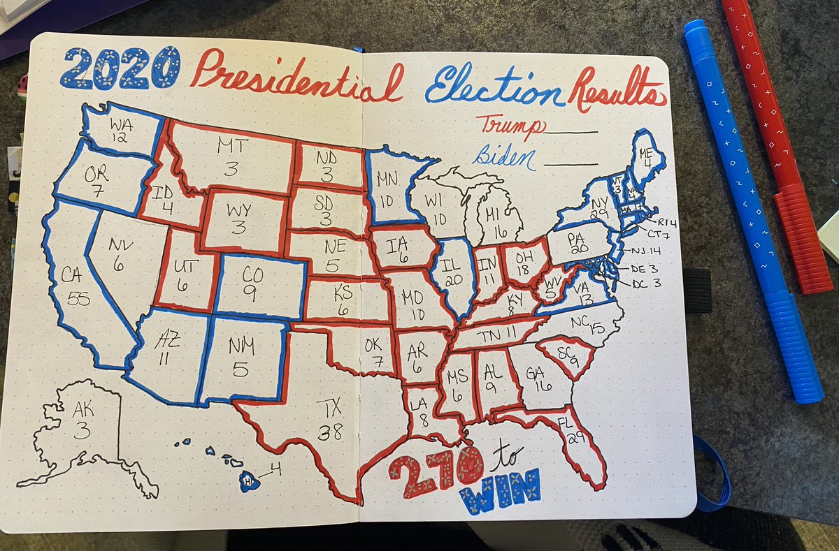TheBoshBlog's tweet image. This is insane!! Only in 2020!
#2020ElectionThoughts #2020Election #bujo #bulletjournal #myheadhurts