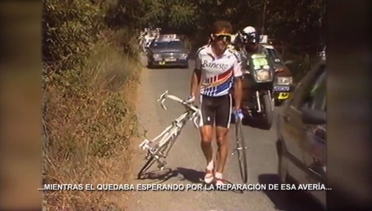 pablocasanova01's tweet photo. @teledeporte @pedrodelgadoweb Pedro, te acuerdas de tu cabreo con un pinchazo en la Vuelta a Galicia 1990, con llegada en Monforte, luego de pasar por un tramo de tierra...??
https://t.co/eybJhHkkQ6 https://t.co/U9mFyzwHFL