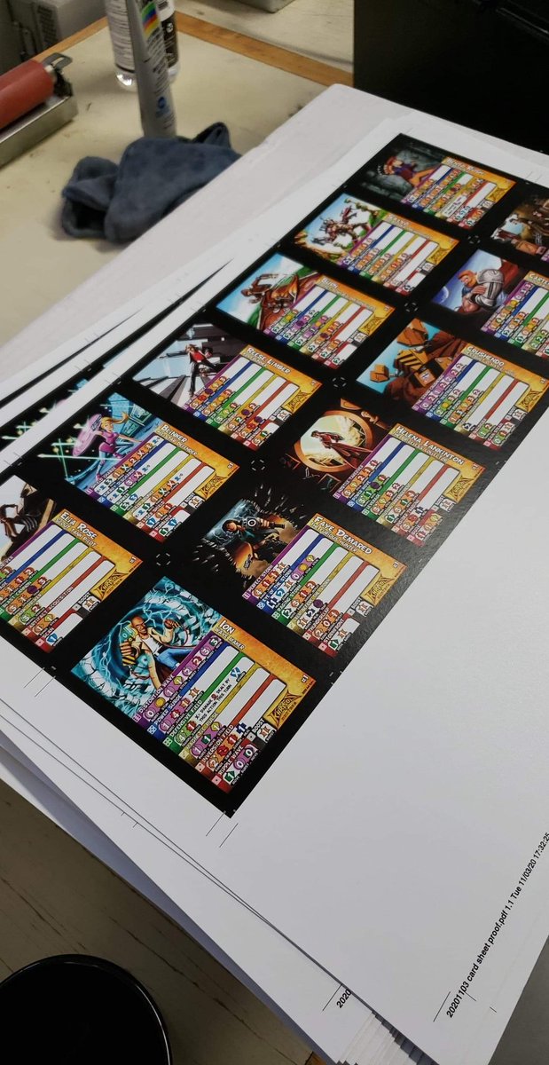 TheJoshRivers's tweet photo. Prototypes almost ready!
#HYPE
#itsabouttime #khrysos #KhrysosHunters #cardgame #cardgamedesign #gamedesign #IndieGameDev https://t.co/zUwF7cCYYI