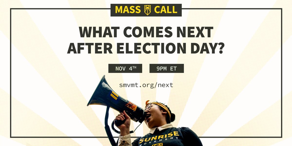We need to #CountEveryVote.

Join us tonight to talk about how we can make sure that happens and what comes next -> smvmt.org/next