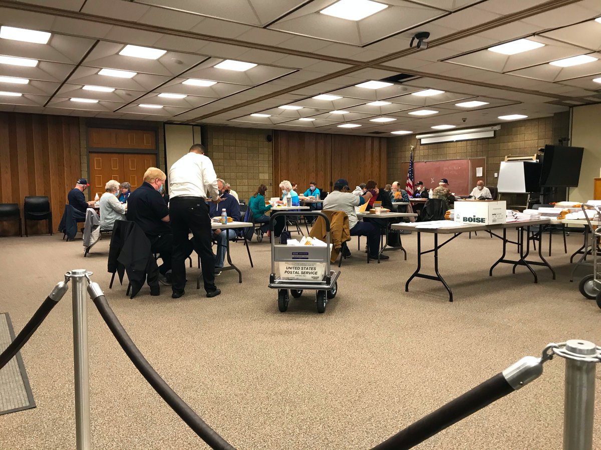 I was asked to be a poll watcher today for the LaPorte County Election Board. This is a fascinating process. At each table is a Republican and Democrat volunteer verifying signatures and making sure the paperwork for each mail-in ballot is in order.