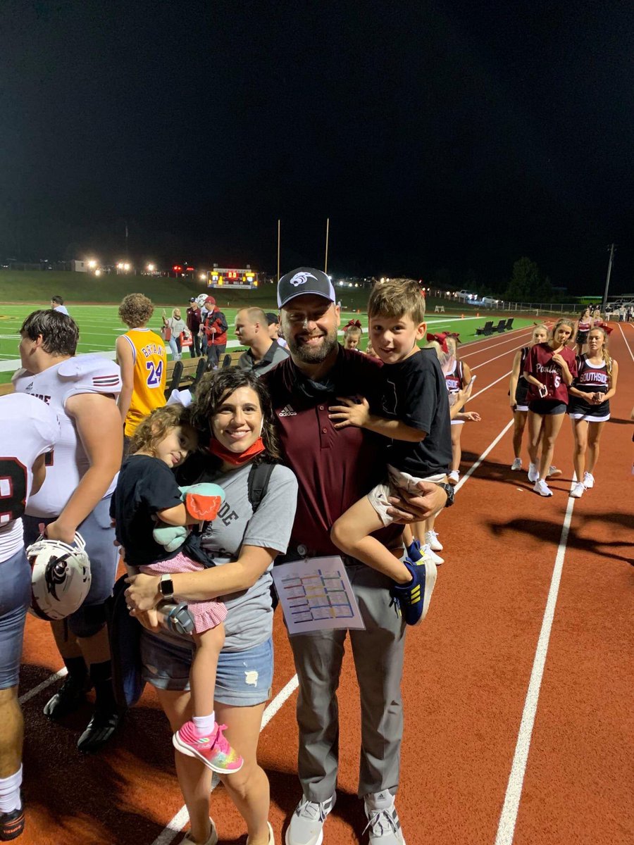 12thClub's tweet photo. Congratulations  to a 12th Man Club Member and the Head Coach of Southside HS Mr. Gary Nelson. Gary graduated from Bryant in 2005 and in his first year at Southside he has brought his team from 2-8 to 7-3 and claimed the #3 seed in the 6A North playoffs. Go Panthers! https://t.co/cqeguDB1IV