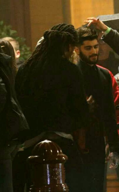 griff knows not to touch zayn's hair