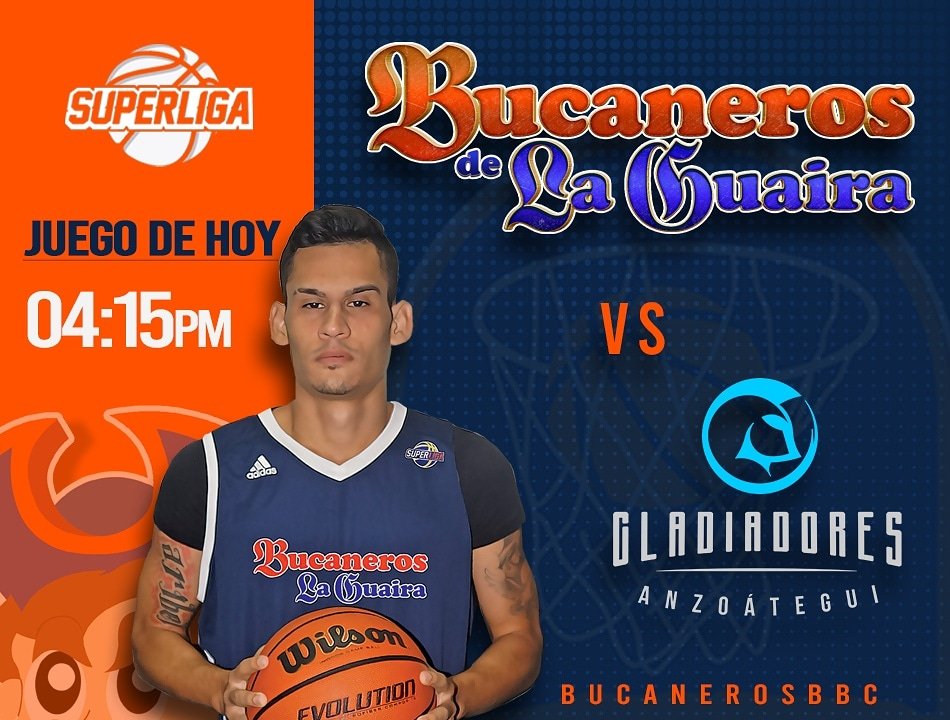 bucanerosbbc's tweet photo. Hoy juega La Guaira en la @superligaven 2020.!!!
@bucanerosbbc Vs @gladiadoresbbc
🕥04:15pm
📡📺 Meridiano Televisión.
#LaMaquinariaNaranja #LaNuevaEra #VamosAJugar #Superliga #SLB2020 #SomosDeLaGuaira https://t.co/TCTujUphcj