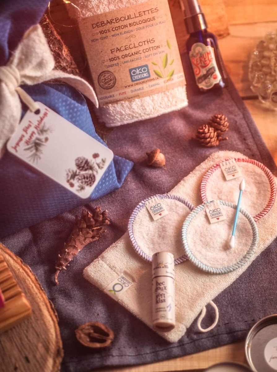 🌟Inspiration pour achat de Noël🌟
(Kit -1/8) L’expérience soins et détente.
Offrez un moment de détente tout en douceur avec un kit cocooning, idéal pour un agréable moment dans un bon bain chaud.  okocreations.ca/fr/blogue/insp…
#Noel2020 #zerowaste #localbusiness