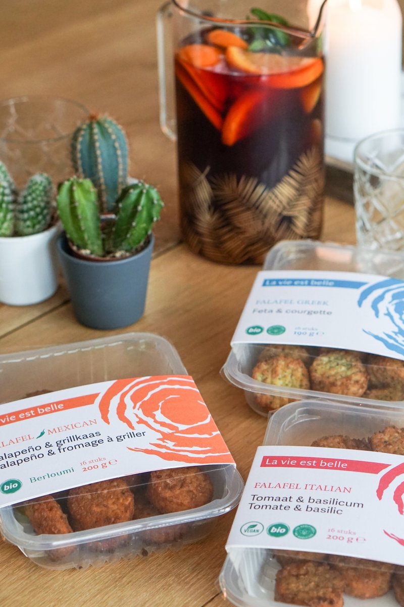 FALAFELS LA VIE EST BELLE

La vie est belle heeft een assortiment van vier verrassende wereldse falafels 🧆:

Falafel Original, Falafel Italian &amp; Falafel Greek met verse kruiden van De Lochting.  
En de Falafel Mexican met Berloumi &amp; jalapeno

Welke falafel is jouw favoriet?