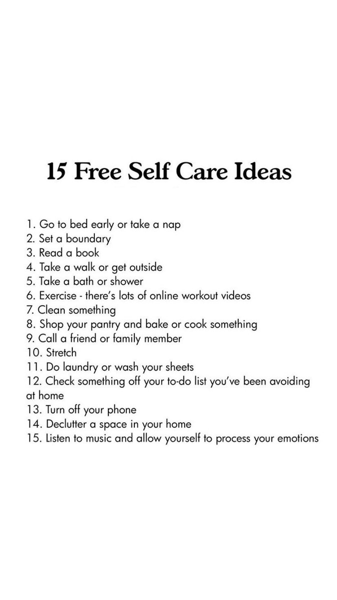 Anyone struggling with election anxiety, today is a good day for self-care.