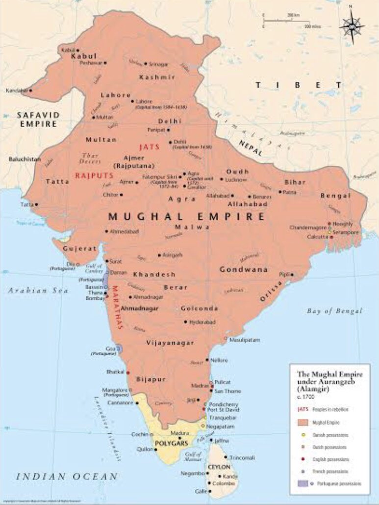 Over the course of his reign Aurangzeb expanded the Mughal empire to its greatest extent; from the Afghan tracts and Sindh in the west to Burma in the East.His reign also saw the annexation of Ladakh into the Mughal empire.In the south it stretched into present day Tamil Nadu.