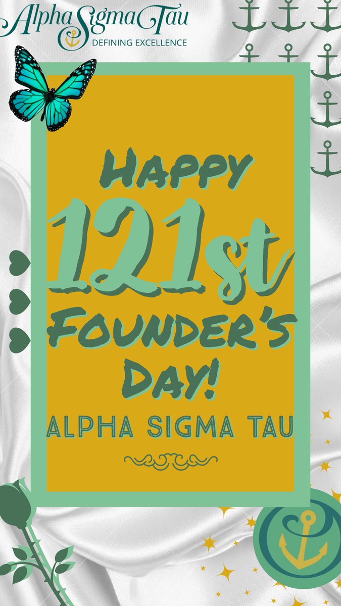 Happy Founder’s Day to the organization that has given so many women a home. Through Alpha Sigma Tau we have been able go grow as individuals and as women, truly learning how to define excellence. We celebrate the bond of AST’s sisterhood today and everyday! 💚💛 <a href="/alphasigmatau/">Alpha Sigma Tau</a>