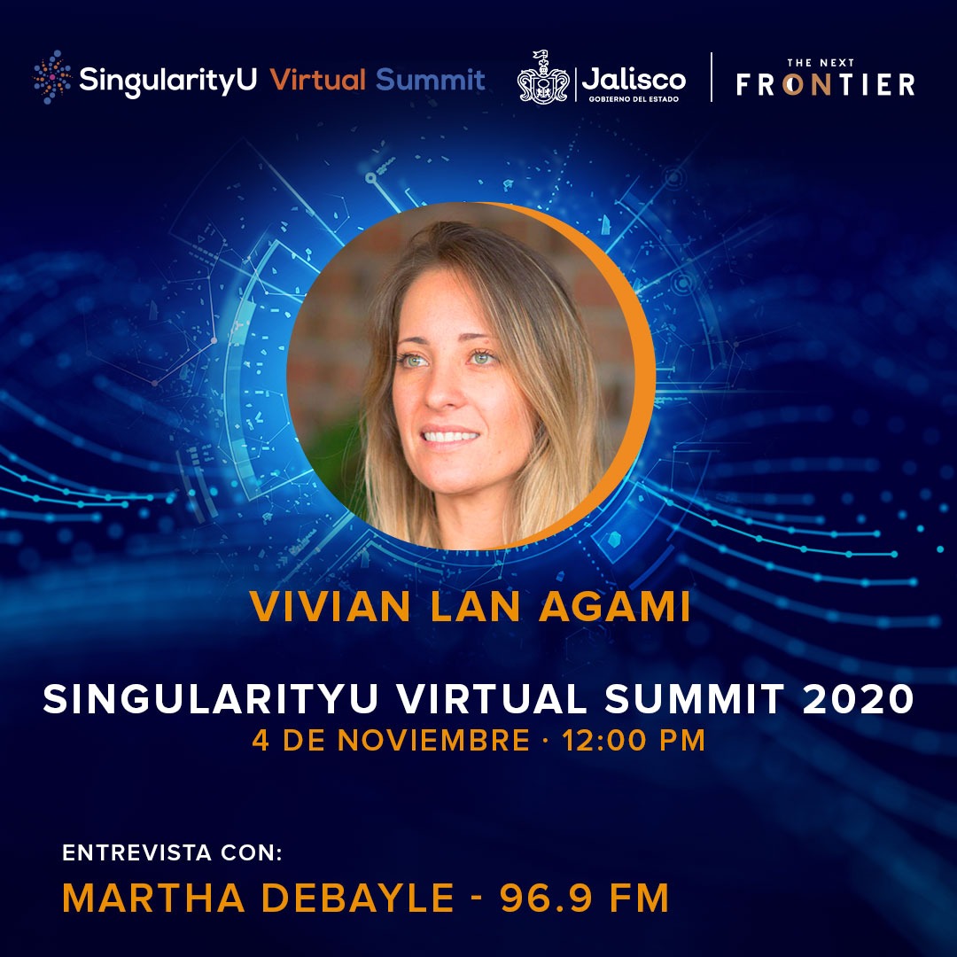 vivianlanagami's tweet photo. Hoy estaré con @marthadebayle a partir de las 12 PM en 96.9 FM platicando sobre el @SUMexicoSummit 2020 
¡No te lo pierdas! https://t.co/HT1Mk4eUCq
