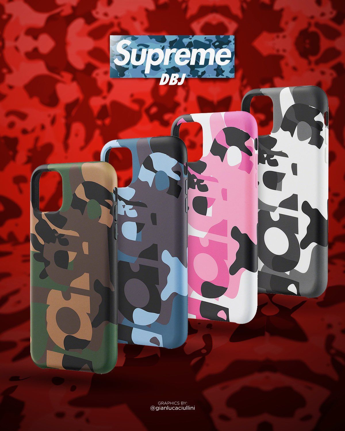 Sitesupply Supreme Camo Iphone Cases For Supreme Week 11 Dropsbyjay