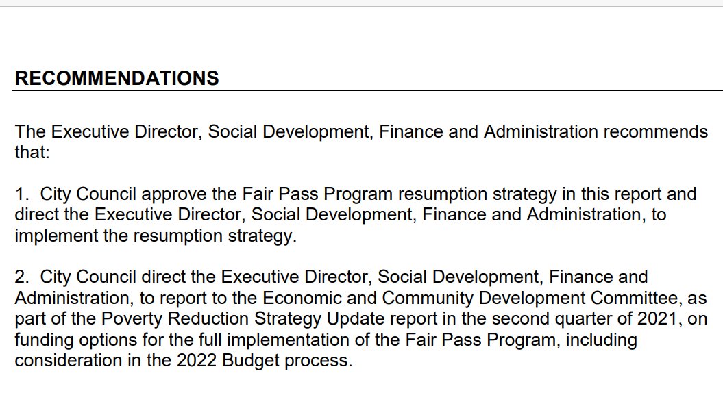 ttcriders's tweet photo. Breaking: #TTC discounts for people receiving OW, ODSP, and Child Care Fee Subsidy set to resume in December 2020. But the Fair Pass won't be fully funded in 2021 as promised. https://t.co/oFBOLsit9Q https://t.co/4RNMsbOw5L