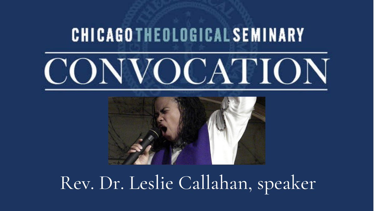 <a href="/CTS_Chicago/">CTS Chicago</a> Community, this Wednesday, the day after Election Day, join us at noon for Fall Convocation II. Our speaker will be Rev. Dr. Leslie Callahan of <a href="/10thandWallace/">St. Paul's Baptist</a>, Commissioner for the <a href="/PhilaHsgAuthPHA/">Philadelphia Housing Authority</a> .