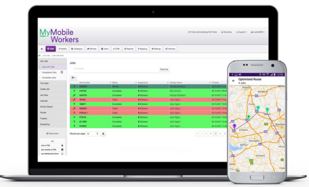 ContraflowLtd's tweet photo. MyMobileWorkers allows operatives to:
* Record safety checks, signatures and photographs. 
* Provide proof of compliance to clients
* Receive real time information
* Improve communication between the operatives and 
  project managers https://t.co/DRRPYzbox5