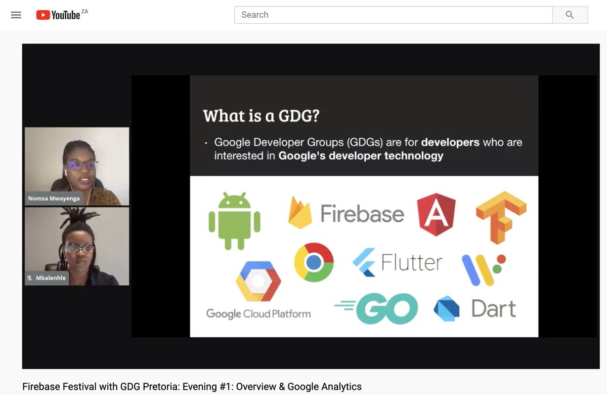 GDGJohannesburg's tweet photo. We are live! Firebase Festival 🔥
#GDGjhb
https://t.co/MdNbZzLwPC https://t.co/yNvfpAGhSr