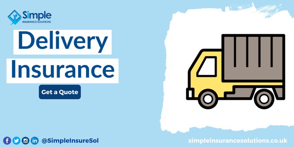 SimpleInsureSol's tweet photo. Picking up the slack?

With an increase in demand for deliveries

If you’re using your vehicle for deliveries. Make sure you have the right insurance

Higher &amp; Reward policies cover you

Call for a quote: 0333 358 866

#parceldeliveryinsurance #fooddelivery #fooddeliveryinsurance https://t.co/Rs61yXS6uh