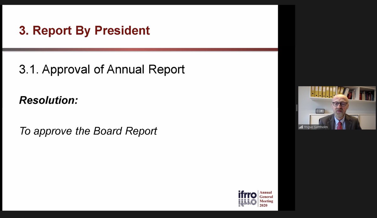 Over 120 delegates representing 100 member organisations from around the world, attended IFRRO’s Annual General Meeting today. A review of the year and priority actions for IFRRO in 2021 were presented and discussed on line #IFRROAGM2020
