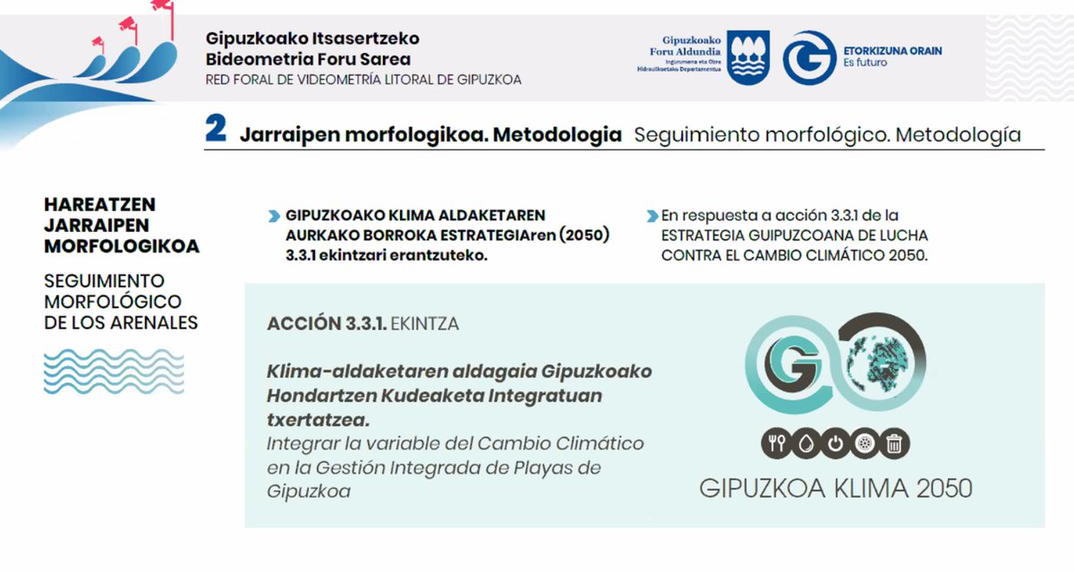 OrainIngurumena's tweet photo. #Uhinak2020 hoy termina con exposición de Red de Videometría de #Gipuzkoa, un servicio foral de monitorización de los arenales de #Gipuzkoa con atención a los efectos del cambio climático🌊
Aldundiko bideometria sarearen aurkezpenarekin amaitu du gaurko jardunaldia. #KostaSystem https://t.co/oNtSnnAo0n