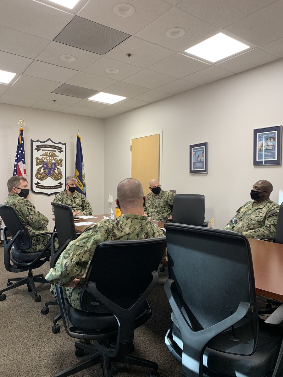 Naval Medical Forces Pacific (@navmedforpac) on Twitter photo Rear Adm. Tim Weber, NMFP commander, and Command Master Chief Sean Howe meet with Naval Health Clinic/NMRTC Lemoore leadership during an official visit. The performance of clinic staff has been exceptional in meeting <a href="/NavyMedicine/">Navy Medicine</a>’s mission of keeping warfighters medically ready. Rear Adm. Tim Weber, NMFP commander, and Command Master Chief Sean Howe meet with Naval Health Clinic/NMRTC Lemoore leadership during an official visit. The performance of clinic staff has been exceptional in meeting <a href="/NavyMedicine/">Navy Medicine</a>’s mission of keeping warfighters medically ready.