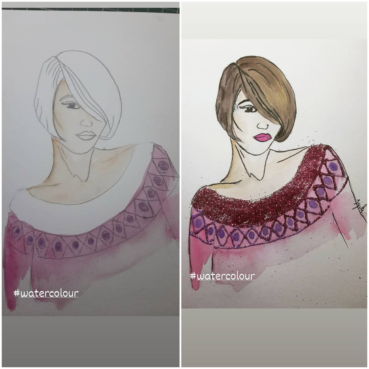 Water colour art

Me on Instagram also👇
instagram.com/colorgirl_jyoti

#watercolour #illustrationart #lovelife#illustration #winter #gliter
#fashionstyle #art #artofinstagram #artoftype #artoftheday🎨 #gliter #sparklelove