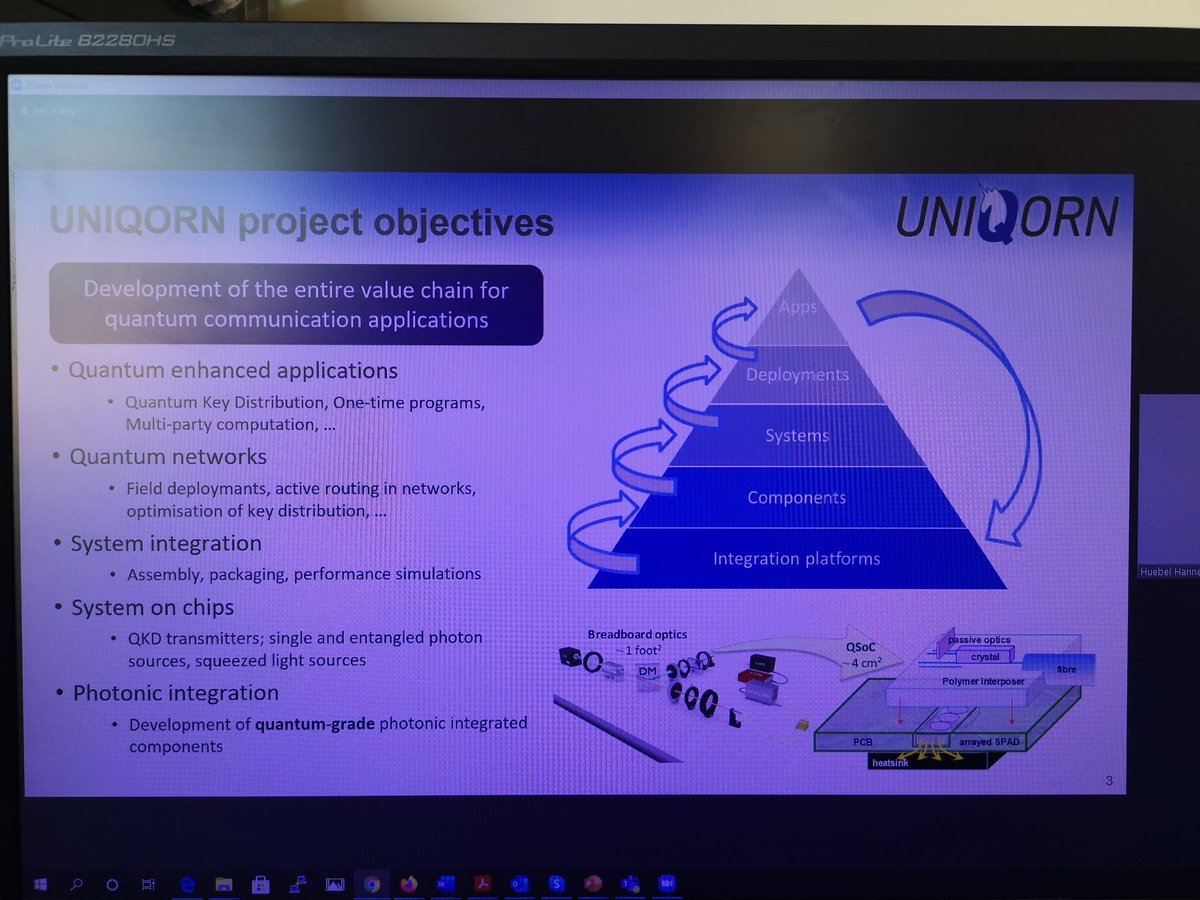 ehugues75's tweet photo. Today at the #EQW2020, the @UNIQORNFlagship coordinator Hannes Hubbel @AITtomorrow2day presented activities and progress on #quantum technologies, #Applications and #demos in Bristol and Athens. @NetworksBristol @bristol_smart @QuantumFlagship https://t.co/mZRIEGnO9h