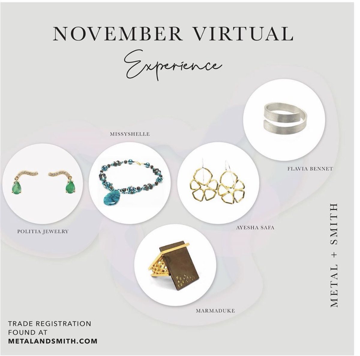 MarmadukeDesign's tweet photo. Virtual shows are the new normal!! What an exciting endeavor! Check out @metalandsmith  https://t.co/Ytst8jhQqo 
https://t.co/GlPi6IAKdn https://t.co/5lyLJyzUtb