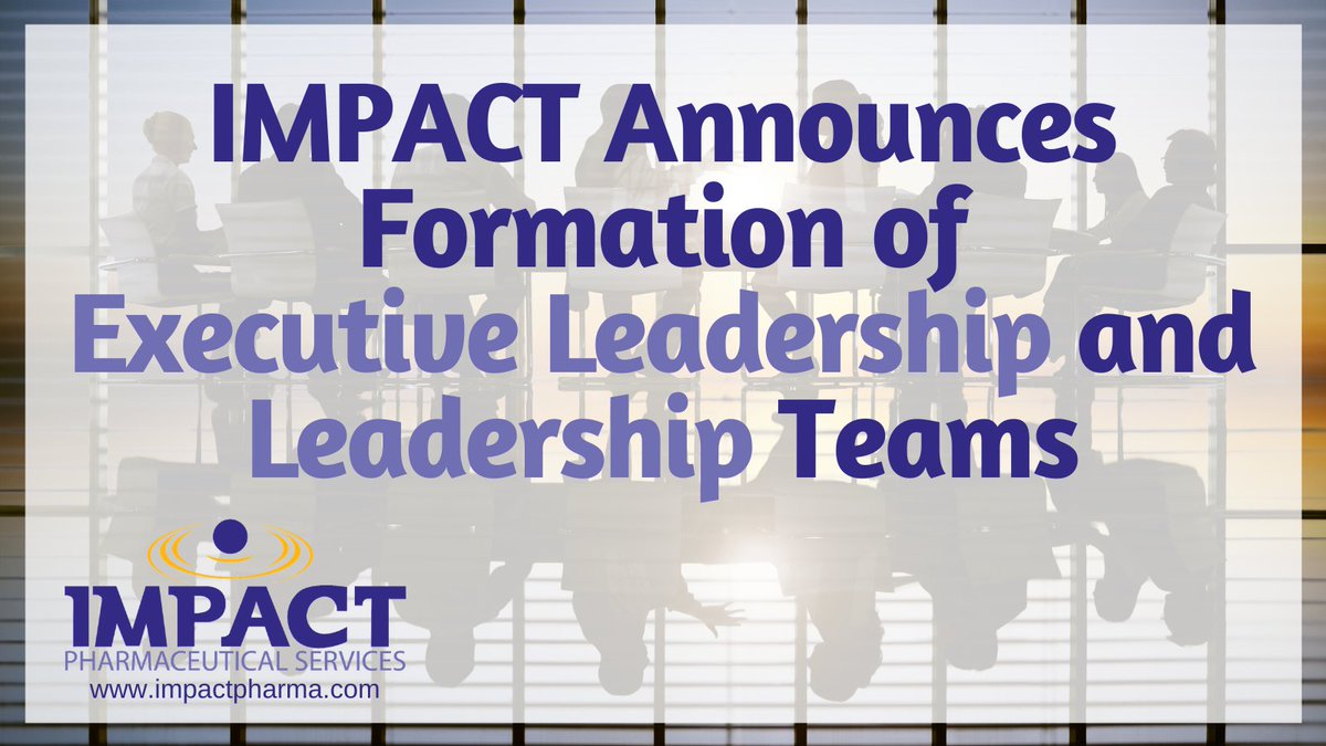 We've been making some big changes here at IMPACT. Read  about the formation of our new Executive Leadership and Leadership Teams here → bit.ly/2I5lLhR