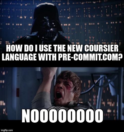 overflow_meme's tweet image. How do I use the new coursier language with pre-commit.com? stackoverflow.com/questions/6467… #precommitcom #coursier