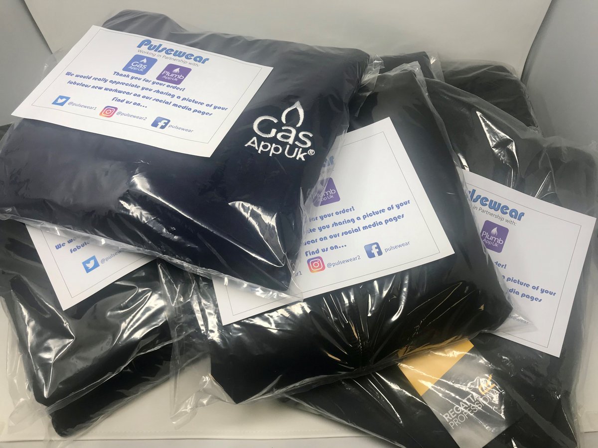 Pulsewear1's tweet photo. First Gasapp Uk workwear orders have left the building!
🍾🥂🧑‍🔧✅
@gasappuk 
@plumbappuk https://t.co/mjepmzmN4j