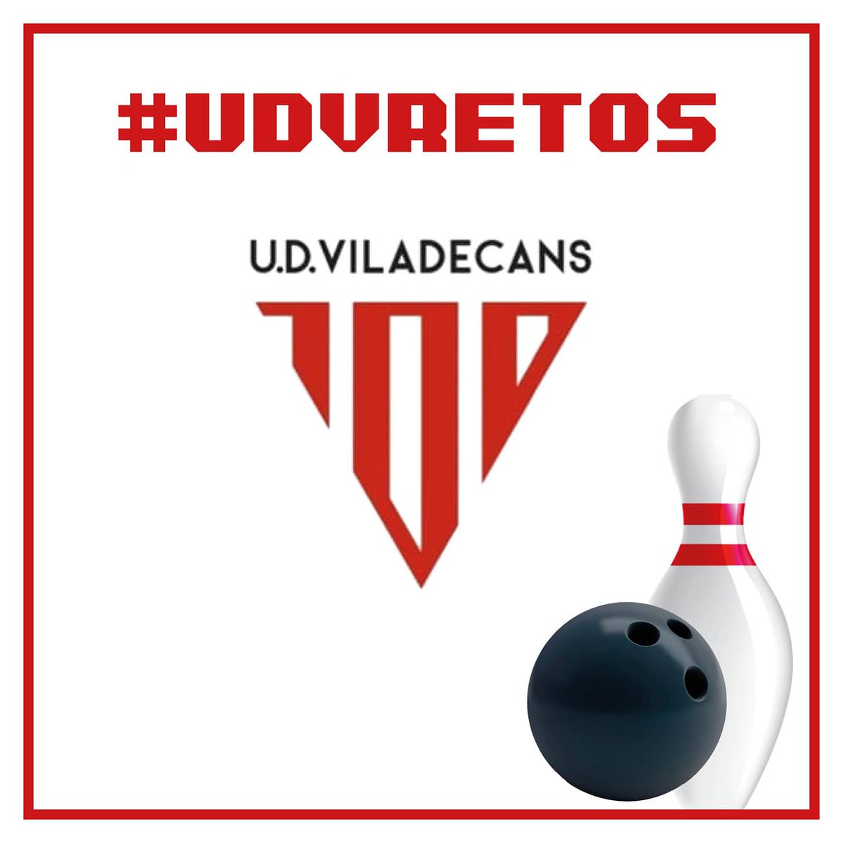🎳UDVRETO POR EQUIPOS🎳

Qué necesitamos:

🎾 Pelota de tennis
🍶 Botellas pequeñas vacías rellenas de tierra o arroz.

¡Toda la información en nuestro canal de Instagram! 

¡Animaos! ⚽💪🏻🔴⚪