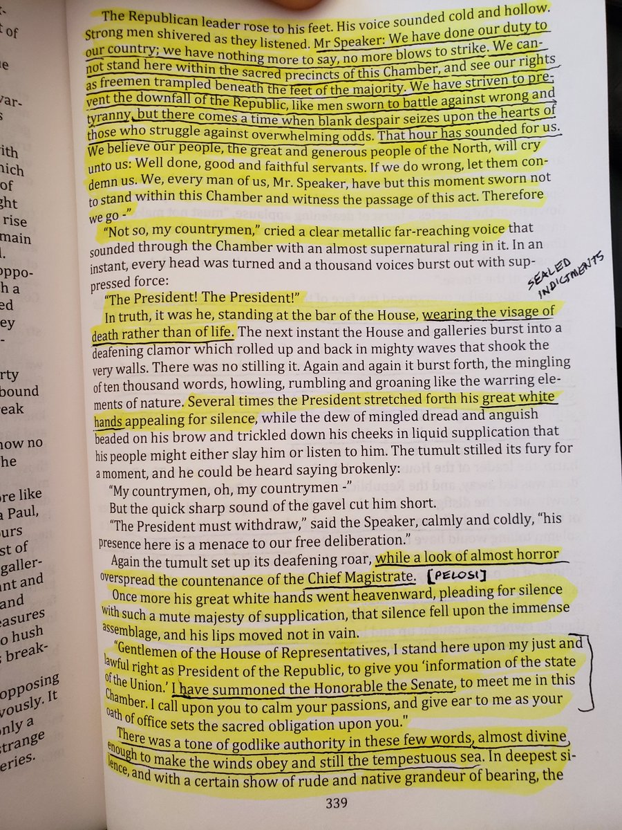 [4.6]0 THE LAST PRESIDENT ??? No number 46 ??? Has anyone read "The Last President" ???Check out these few pages #Pray to  #God for  @POTUS 