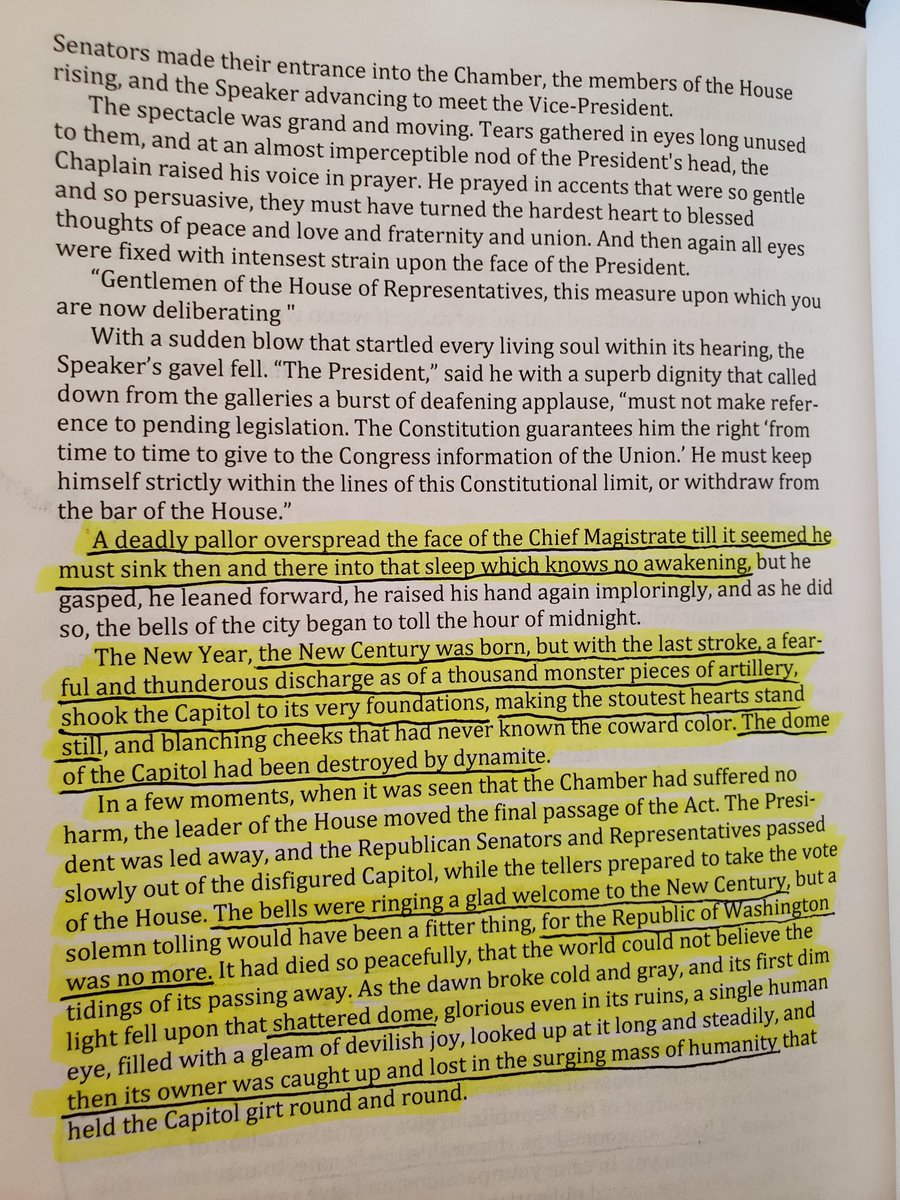 [4.6]0 THE LAST PRESIDENT ??? No number 46 ??? Has anyone read "The Last President" ???Check out these few pages #Pray to  #God for  @POTUS 