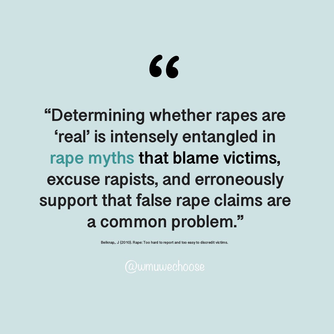 WMUwechoose's tweet image. The first step is believing the survivor. Although it may be difficult to hear someone’s story, react with compassion and a calm response. They have gone through enough emotions, comfort them. Listen to them. #WeChooseToListen #WeChoose #Believe #listen #support