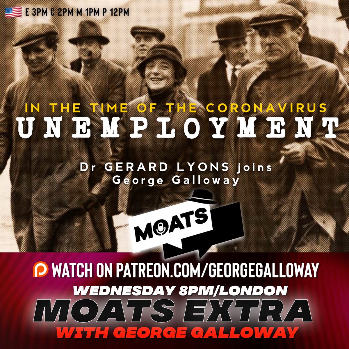 MoatsTV's tweet photo. As Britain enters #Lockdown2 what next for the world’s fifth biggest economy? Unemployment? recession?
Detailed analysis from Britain’s foremost economist @DrGerardLyons joins @georgegalloway on MIDWEEK #moatsEXTRA
TONIGHT 8pm WATCH/Subscribe on https://t.co/b1fyJdMd8s https://t.co/gKguLDeIfb