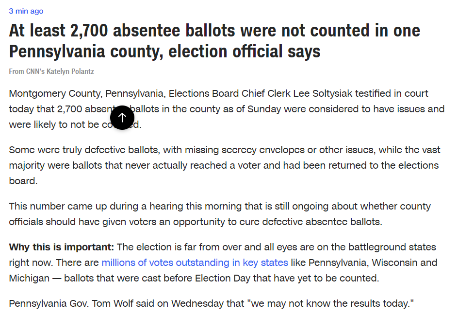 andreaseperso's tweet image. #Pennsylvania2020 #Pennnsylvania CNN Official

In Pennsylvania #Trump has been declared as winner BUT...

#Elections2020 #elections