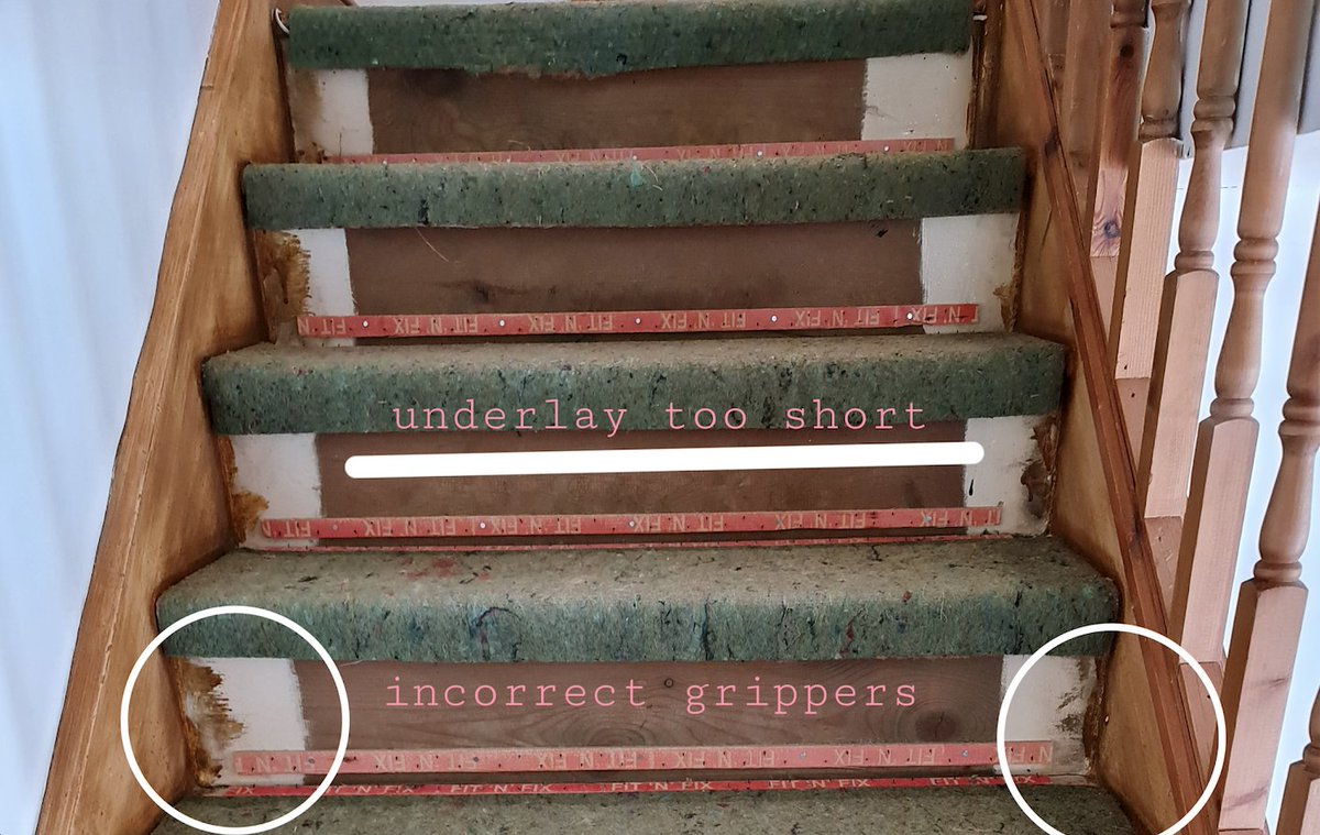 thenicf's tweet photo. These images demonstrate the potential differences between a carpet fitted by an NICF member vs. a non-member.

With poor preparation, carpets wear out sooner and look tired in advance of what should be expected.

Find an NICF member: https://t.co/RgR0oz35oP https://t.co/9xtczluejp