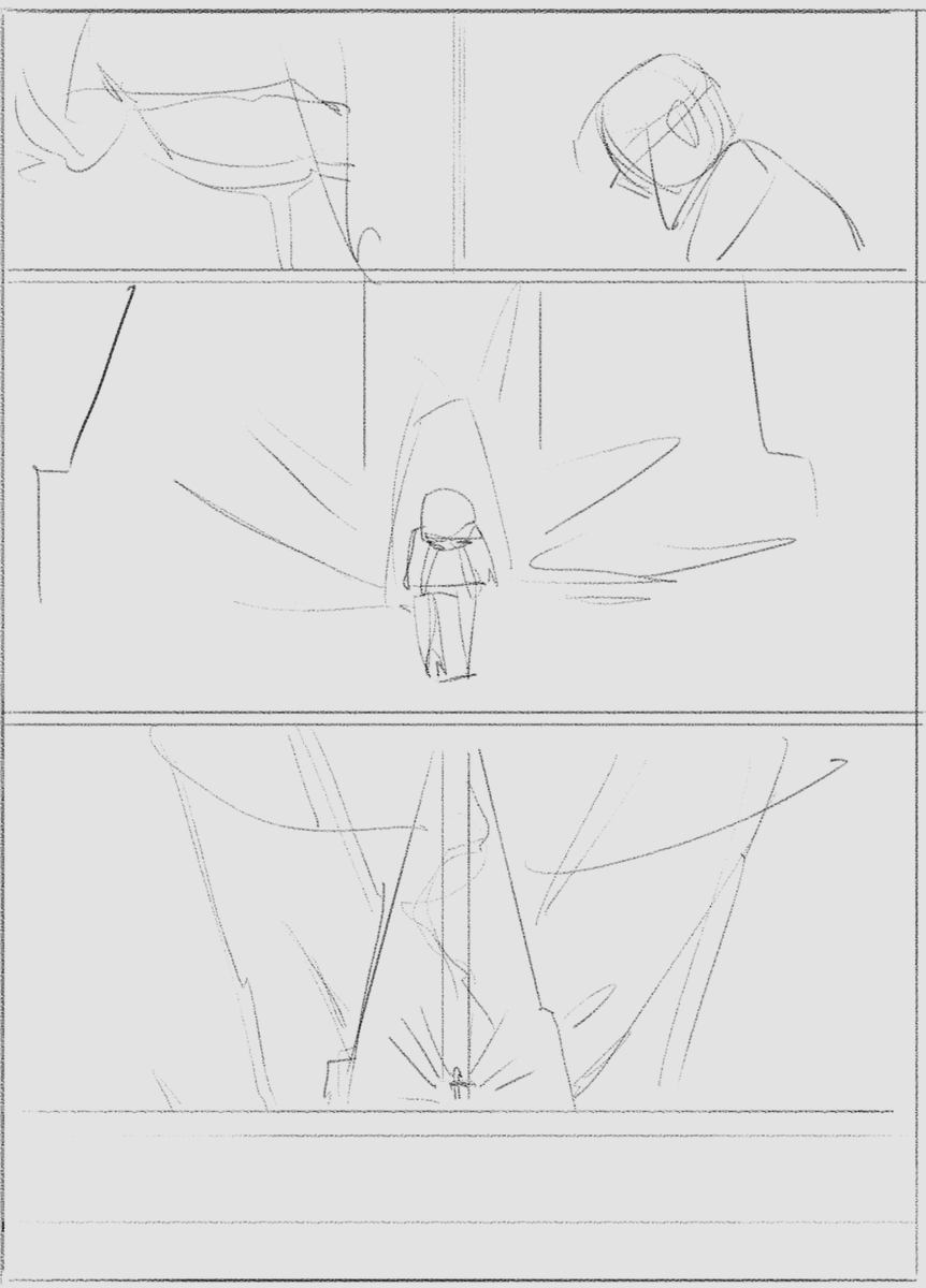 The sketches for the Sad Page were super minimal as I had the idea in the shower and immediately did the whole thing in a few hours while crying (: