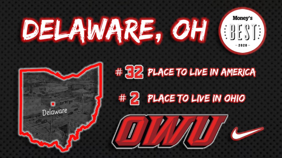 OWUHoops's tweet photo. Delaware, Ohio was ranked as one of the best cities to live in the country, according to Money Magazine’s 2020 list of the “Best Places to Live in America”
🔴⚫️ #BishopPride https://t.co/O7gZALw4Ln