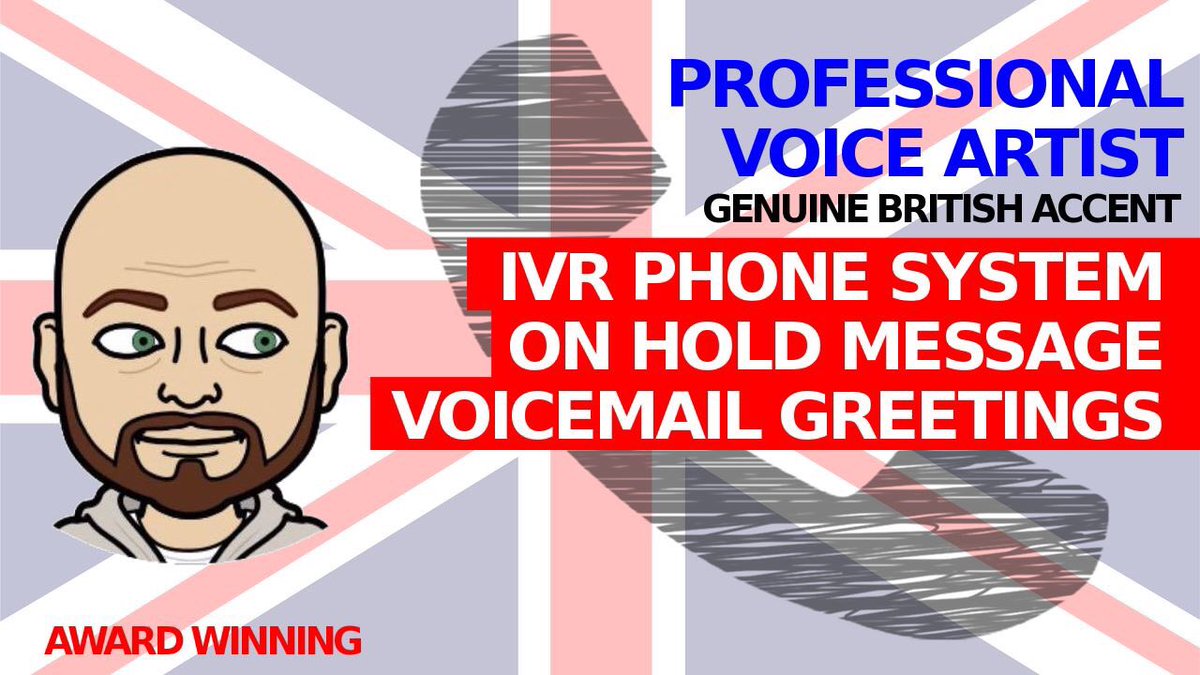 OfficialCraigK's tweet photo. Need a personalised message for your phone system or answer phone? Find me on Fiverr #VoiceOver #AnswerPhone
➡️ https://t.co/nMmv0USoaX https://t.co/xYOpqTMToB