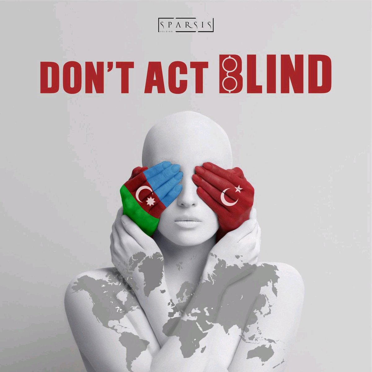 H__Moni's tweet photo. Don't act BLIND ❗
#StopAzerbaijaniAggression #RecognizeArtsakh 🇦🇲🇦🇲🇦🇲 https://t.co/HXkz09B1jw