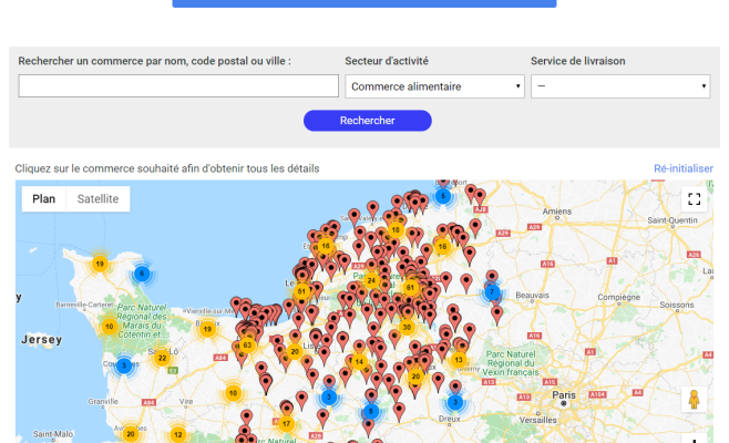 paris_normandie's tweet photo. #ClickAndCollect, livraisons, drive... Une carte recense commerces, services et producteurs en #Normandie #commerces 
➡ https://t.co/wjZo95sJkU https://t.co/2ONXiho7xb