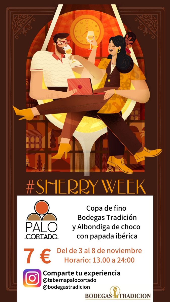 #sherryweek 2020 en Taberna Palo Cortado y Bodegas Tradicion.